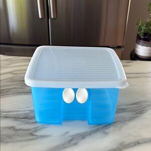 Tupperware FridgeSmart 2-Button Vented Fruit / Veggie Crisper w Seal; #3993A-2